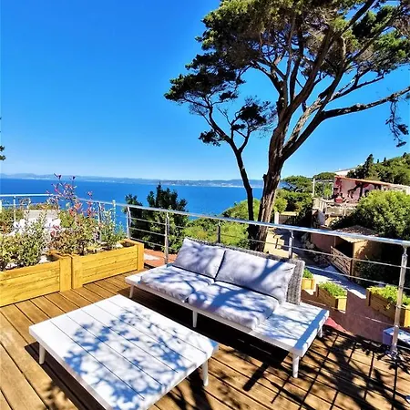 아파트 Les Terrasses Levantines Île du Levant